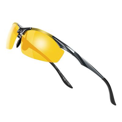 Поляризованные спортивные поляризованные солнцезащитные очки UV400 UV [Glazata], очки, сверхлегкий металл, защита, для вождения/бейсбола/велосипеда/ночью