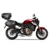 Fixation top case moto - shad - top master - honda cb650r - noir/rouge - taille unique