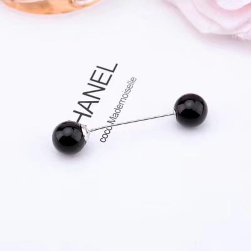 1 шт. Шарф шаль украшения булавки двойная жемчужина брошь DIY аксессуары