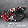Используется для наклеек на мотоциклетную Bluetooth-гарнитуру SENA 50S Крутой внешний вид Защита от царапин Поддержание чистоты Аксессуары