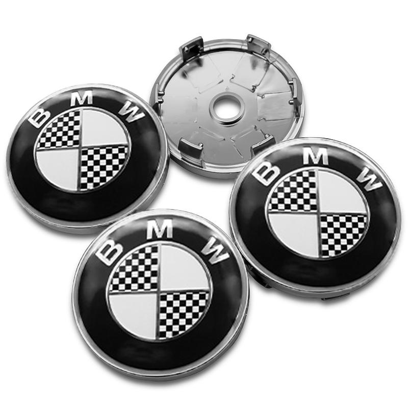 4Pc 56mm+60mm Car Logo Wheel Center Cap Emblem For BMW M Performance E46 E90 E60 F10 E39 F30 E36 F20 E87 E90 E70 Hub Cover Badge