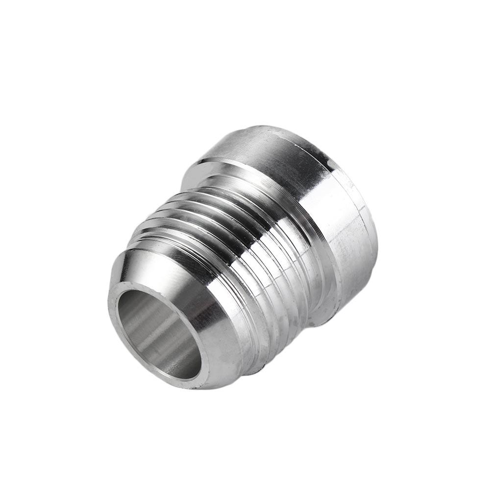 External Thread Straight Male Weld Fitting Adapter Aluminum Weld On Fittting Bung Nut  Oil Pipe