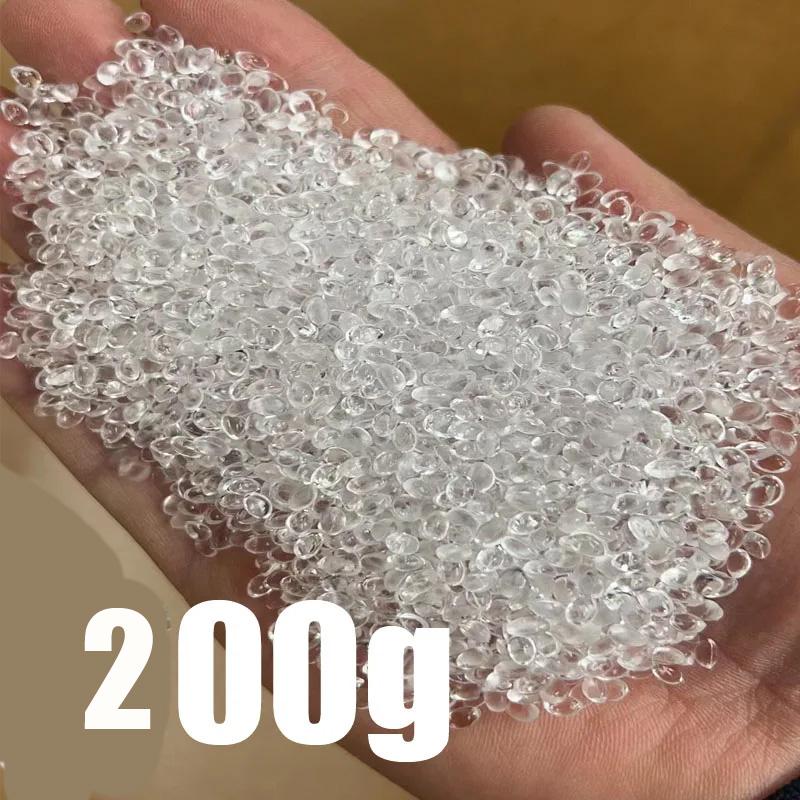 200/1000г ПЛАВ Пластик Белый/Прозрачный Термопластичный Размягчающийся Затвердевающий на холоде Жидкое Стекло Глина для DIY Кристальная Глина Полиморф
