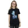 Disney Princess Womens/Ladies Cinderella Filled Silhouette Cotton Boyfriend T-Shirt