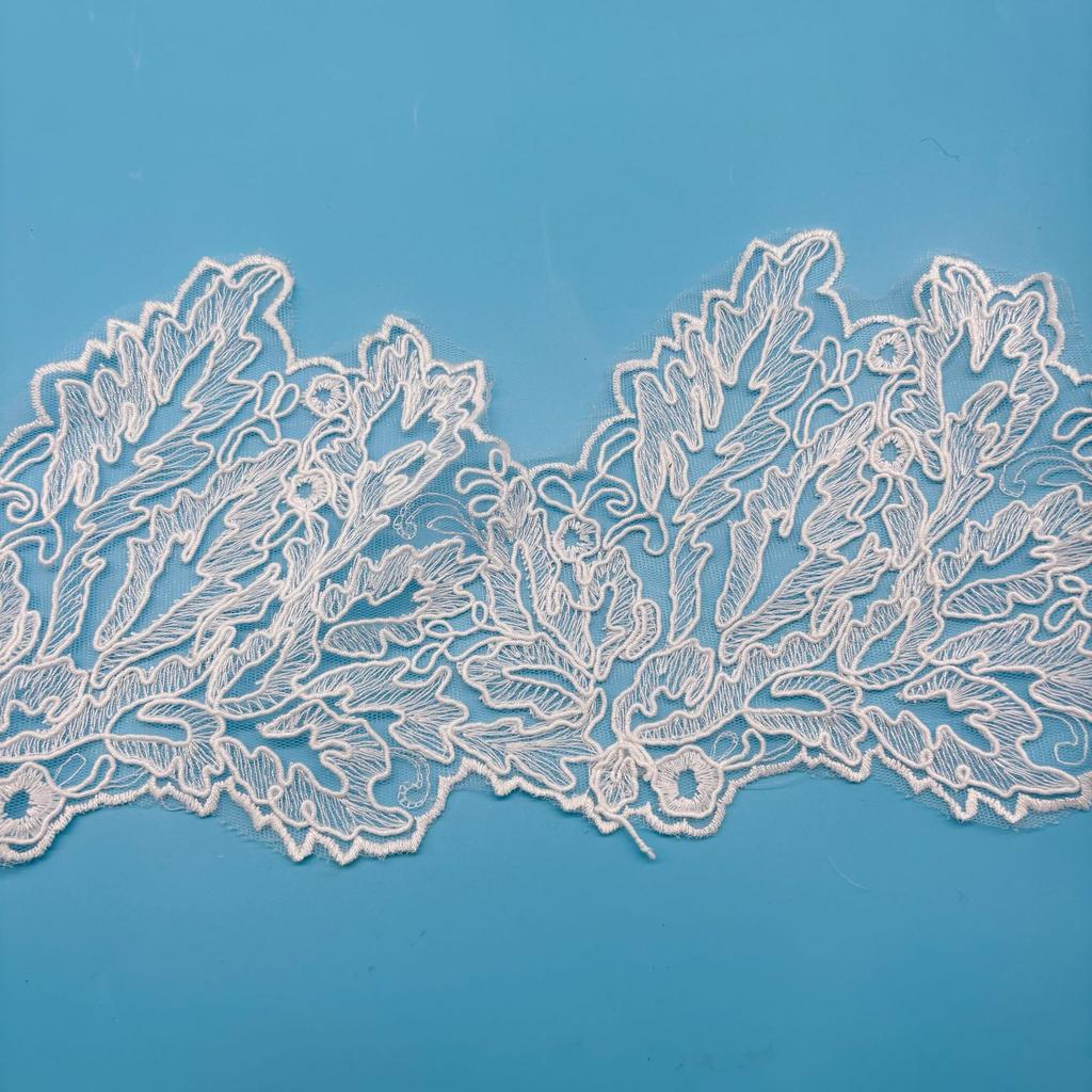 Rope Strand Barcode Embroidery Lace Women Lace Lolita Clothing Hem Accessories