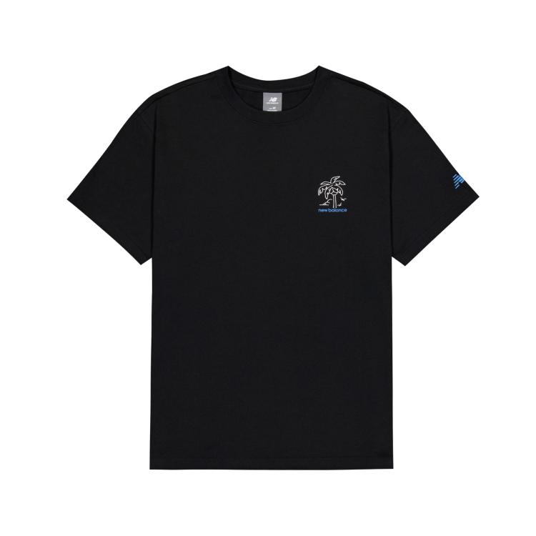 New Balance T Shirt Men's Black AMT52385-BK