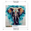 New Arrival 5D DIY Full Circle Diamond Painting "Painted Elephant" Embroidery Cross Stitch Home Decor Gift