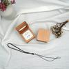 Simple Velvet Wood Rings Box Wooden Jewlery Organizer Retro Earrings Display Tray  Earring