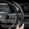 For Honda Suede Snap-on Steering Wheel Cover Fit Civic 2008 Accord 7 8 Vezel Freed 10 Stream Breeze Cr V 3 Shuttle Rn6 Jade