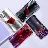 Модный чехол для Samsung Galaxy A51 A71 A21s A31 A12 A52 A41 M31 M30s, мягкий силиконовый прозрачный чехол для телефона, модный цветок