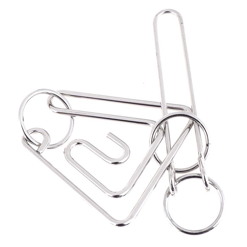 Classic Challenging Metal Wire Puzzle Brain Teaser Game For Adults Kids Toys