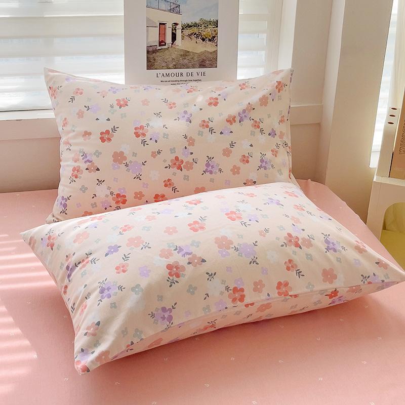Mei Yun Ge All Cotton French Fragrant Floral Series Four Piece Set