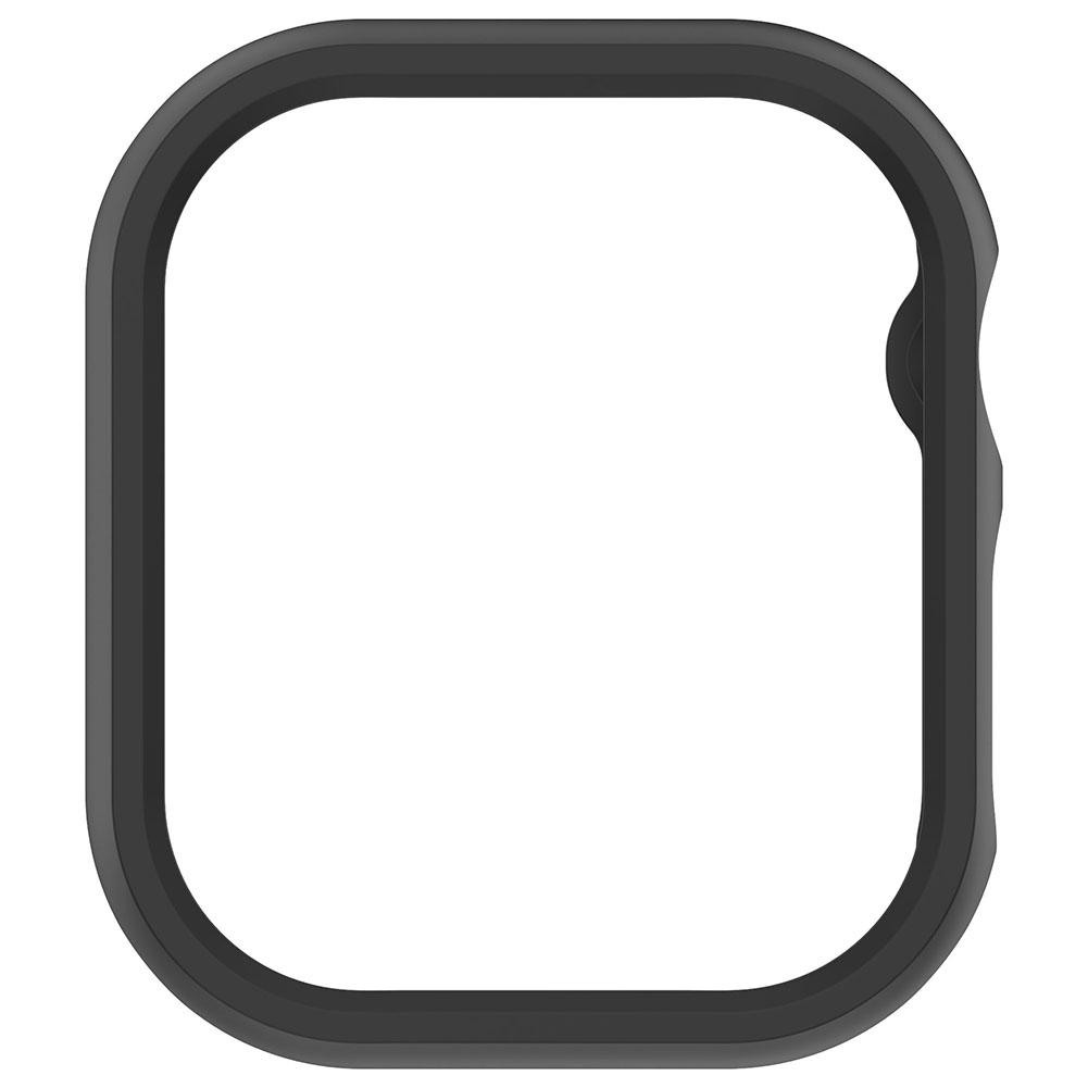 Чехол для часов, полый жесткий чехол-бампер из ПК для Apple Watch Series 10 42MM(черный)