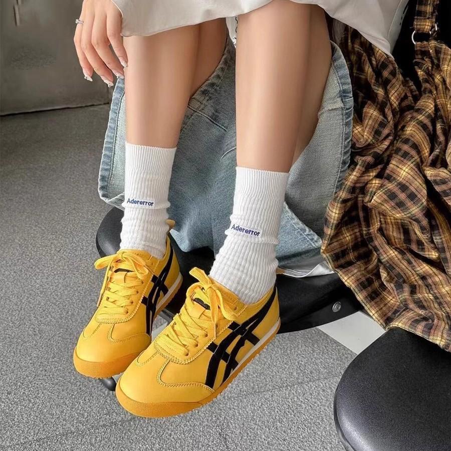 Версия из коровьей кожи~ Красные немецкие тренировочные туфли женские американские ретро с внутренней высотой Forrest Gump обувь на плоской подошве спортивная и для отдыха белая обувь