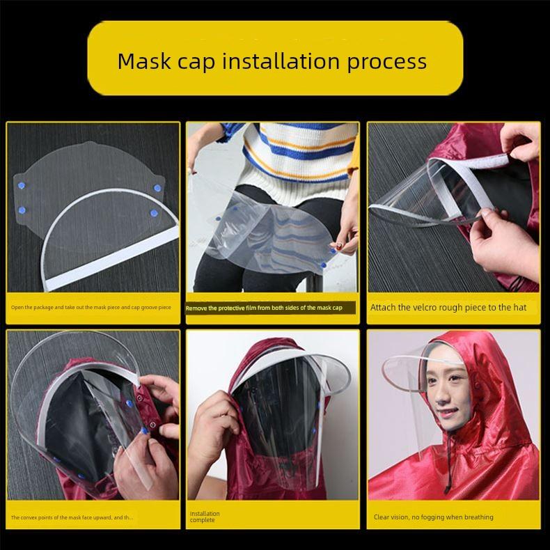 Tough Trench Coat Long Full Body Double Single Battery Car Poncho Electric Car Waterproof Thickened Extra Large-Size Motorcycle