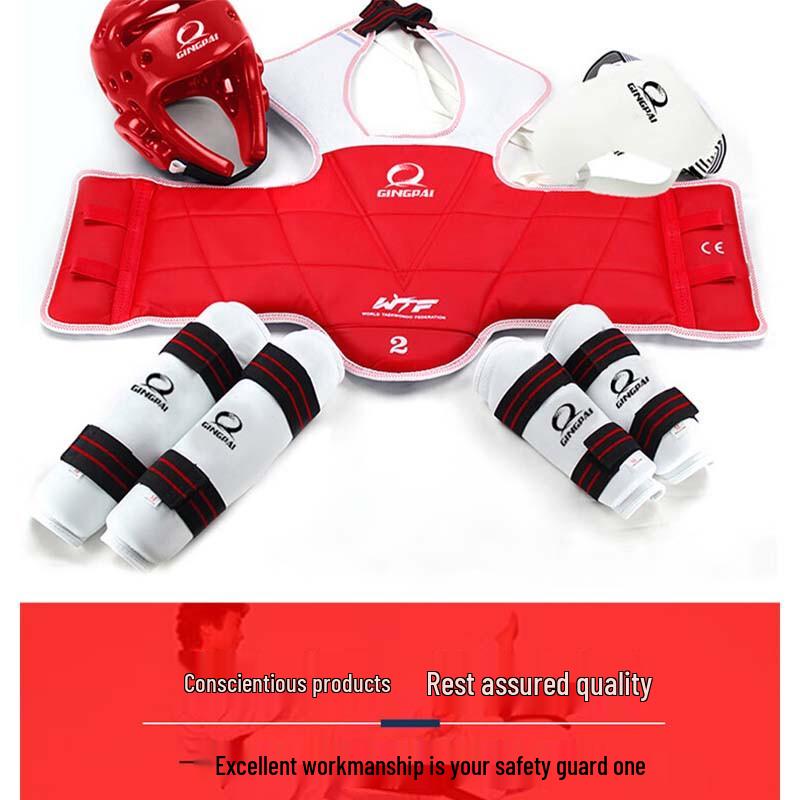 Jingpai Taekwondo 6-Piece Protective Gear Set