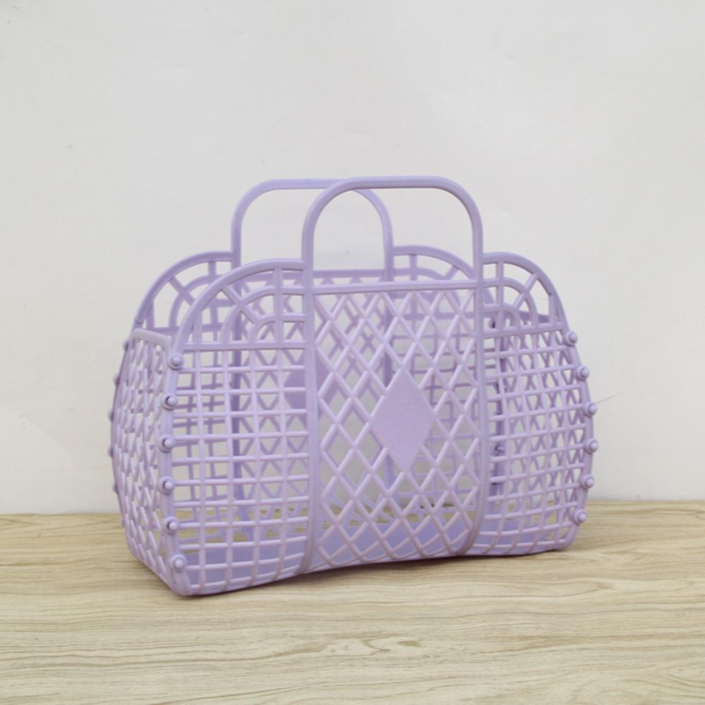Hollow Shower Basket Detachable Wash Storage Basket Bathroom Bath Basket Home Storage Organization