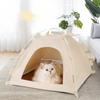 Enclosed cat tent, summer cooling and ventilation, suitable for all seasons, dirt-resistant, easy to remove and wash, cat supplies