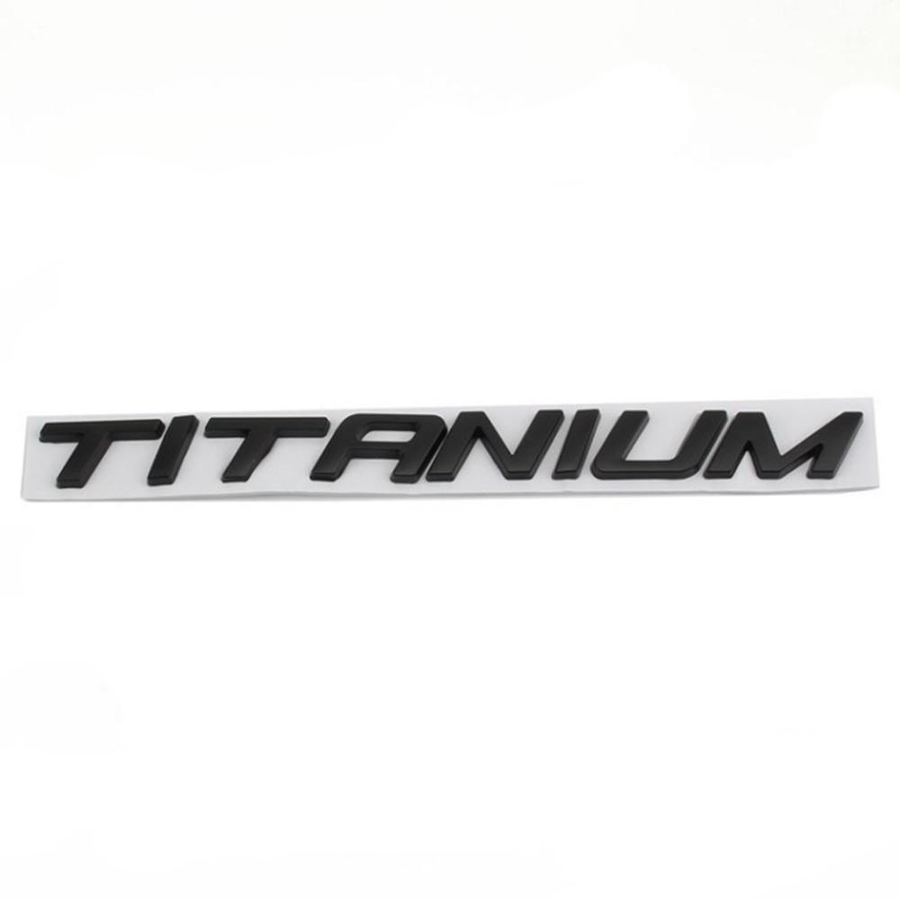 3D ABS Mondeo TITANIUM V6 S Letters Car Fender Emblem Badge Sticker Decals For Mondeo Accessories