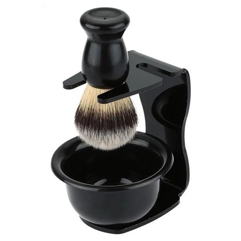 Xiaomi Men's Shaving Tools Set Shave Brush Comes with Bracket Soap Mug Soft Bristles Hair Salon Barber Soap Foam Facial Cleaning Tools