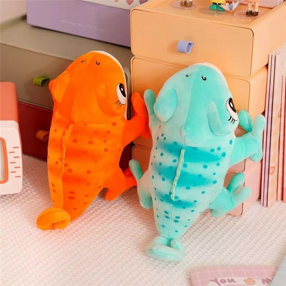 Cartoon Plush Lizard Toys Simulation Plush Lizard Doll Sleep Pillow Children Toy