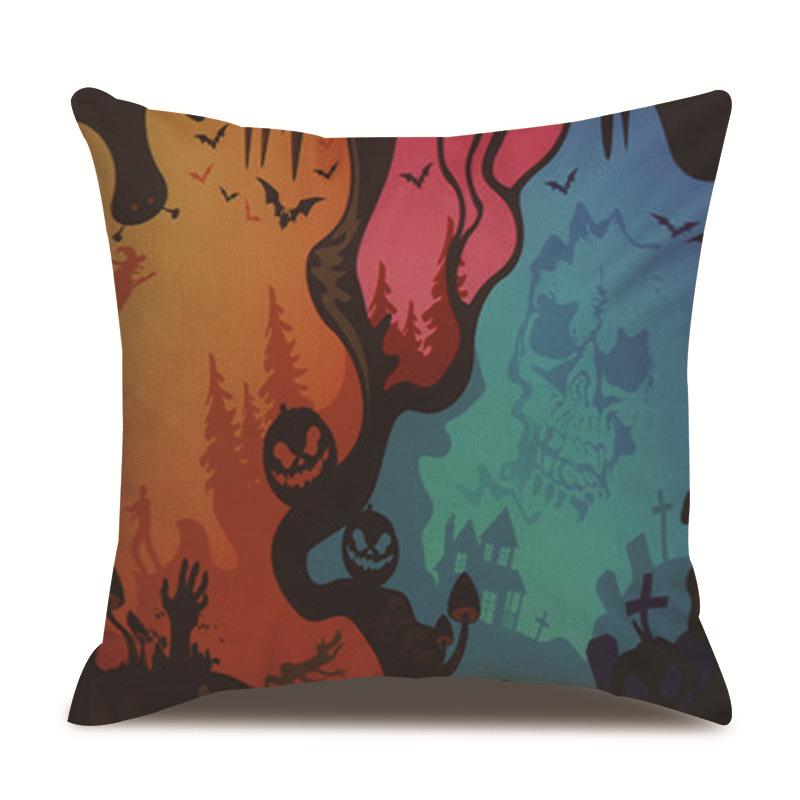 Хэллоуин Льняная Наволочка Наволочка с Принтом