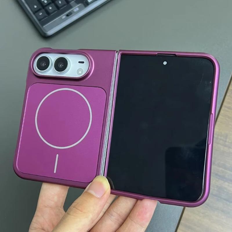 For iPhone Duo For Magsafe Case Original AG Nano Slim Matte Case For iPhone Duo Wireless Charging Ultra Thin PC Fold Cover