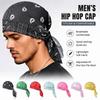 Cashew Print Cycling Headscarf Breathable Men's Pirate Hat Paisley Printed Headscarf  For Men Women