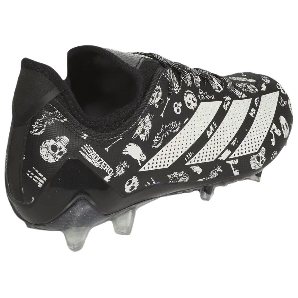 adidas Футбольные бутсы Adizero Electric 1, дышащие и легкие, унисекс, черные с белым, JP9957