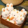 Plush Endearing Short Bunny With Carrot  Kids Perfect Birthday Gift Celebrations