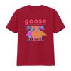 Goose The Band Футболка новая с коротким рукавом горячий подарок хэллоуин винтаж Слегка выстиранная Унисекс мода Удобная с принтом Повседневная