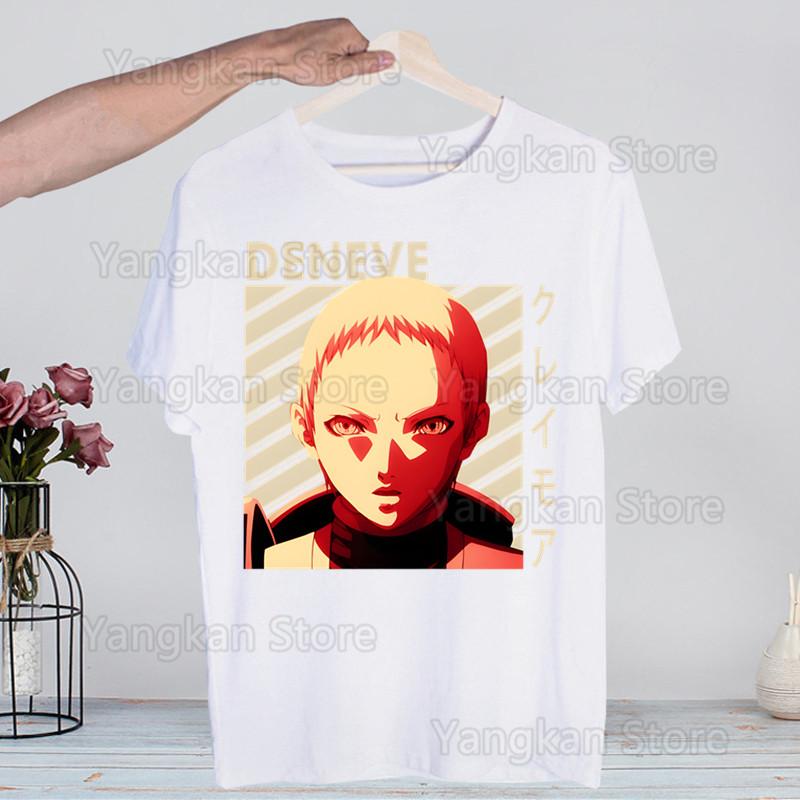 Claymore Anime Clare Miria Unisexga Waifu Unisexs Tshirt Cute Printing Shirt Fashion Tshirt For Unisex Casual Tops Short Sleeve Shirt