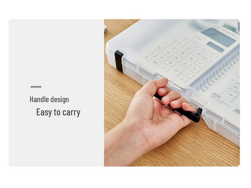 Японский бокс-органайзер для файлов формата A4 и квитанций формата A5 - Решение для хранения документов и сертификатов