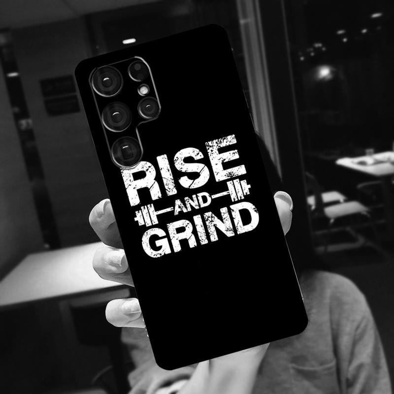 Bodybuilding Gym Fitness Case For Samsung Galaxy S23 S22 S21 Ultra S20 FE Note 10 20 S8 S9 S10 Plus Phone Cover