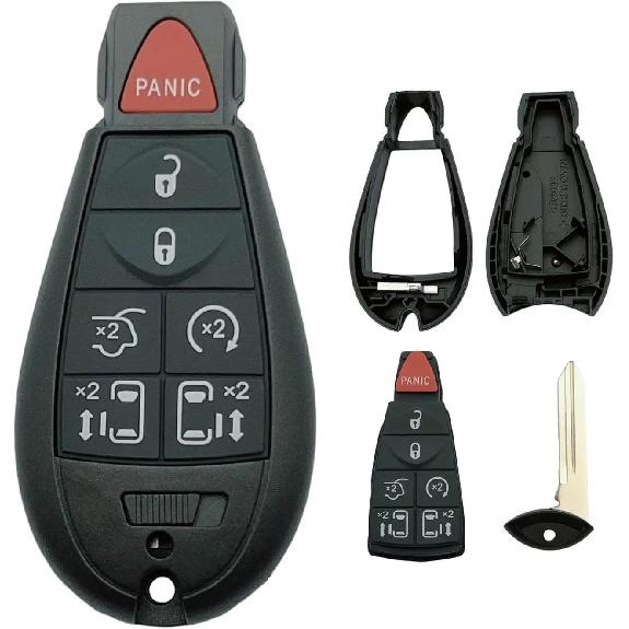 Запасной корпус ключа Подходит для Chrysler Dodge Ram 1500 2500 3500 Grand Caravan Durango Grand Caravan Journey Jeep Grand Ch