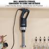 VEVOR Commercial Immersion Blender, 750 Watt Heavy Duty Hand Mixer, Variable Speed Kitchen Stick Mixer with 304 Stainless Steel Blade