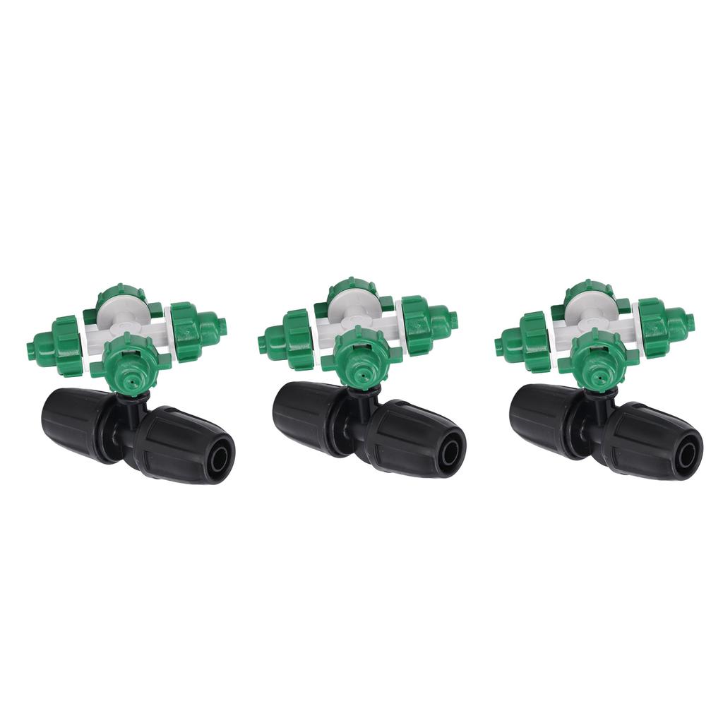 10 Наборов Пластиковое Распылительное Сопло Распылитель Крестообразный Комплект Аксессуаров для Ирригации