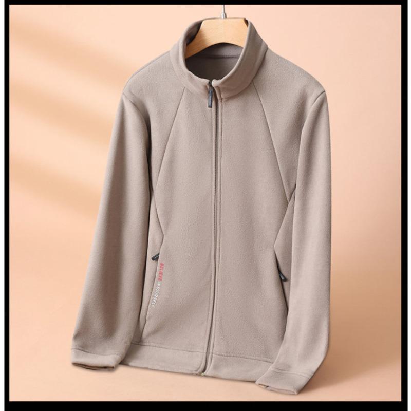 Новая осенне-зимняя мужская куртка из флиса, утолщенная повседневная куртка в корейском стиле, модная повседневная куртка большого размера для мужчин