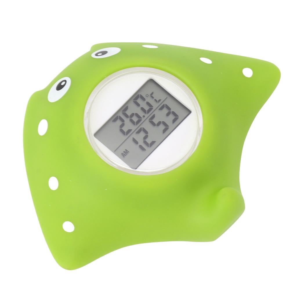 Baby Bath Thermometer Alarm LCD Display Fish Shaped Waterproof 0?60 Degrees Celsius Water