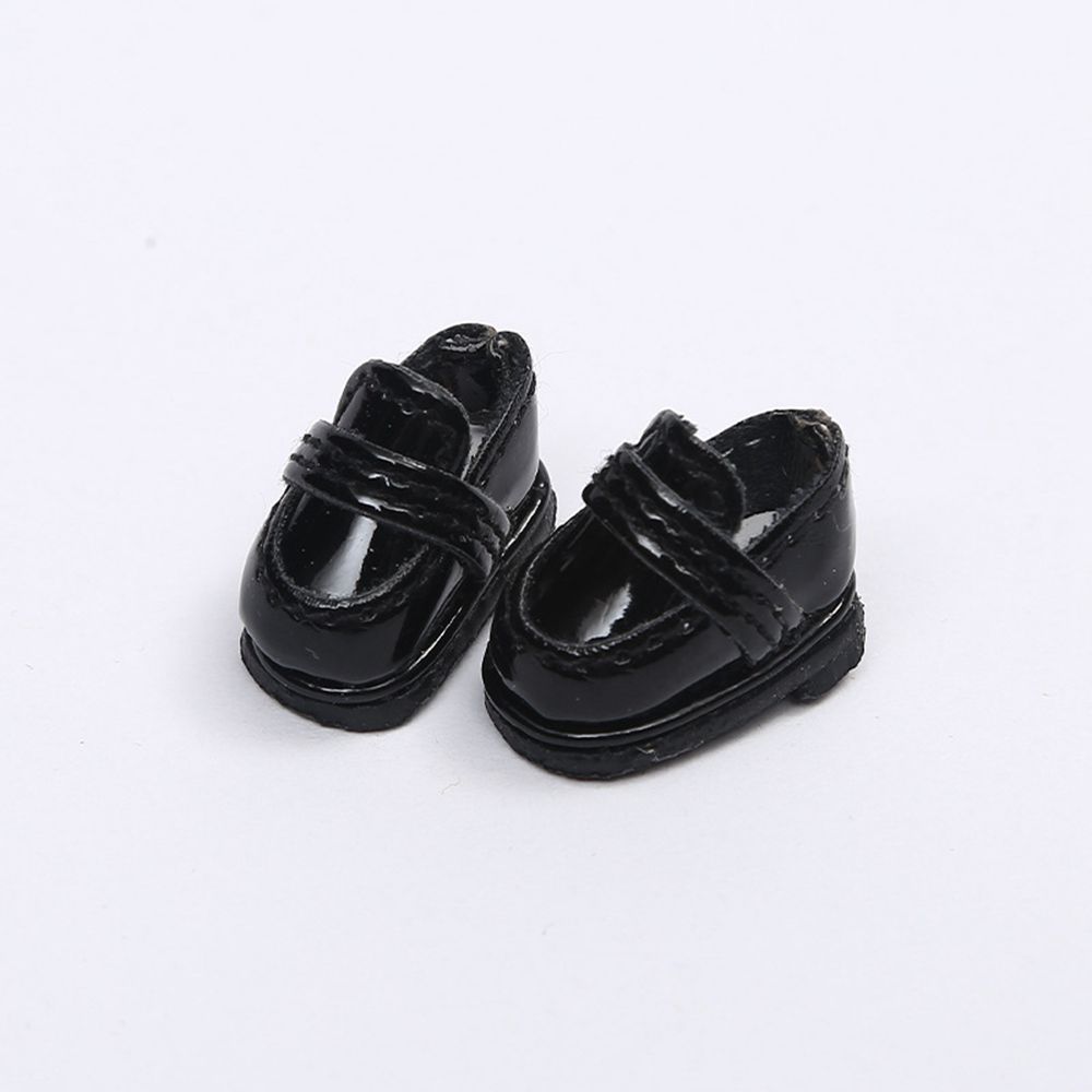 for 1/12BJD Doll Handmade for 1/11 OB11 Leather Shoes Doll Boots Cowhide Dolls Shoes New Casual