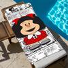 M-mafalda-es cartoon book Towel Large Quick-Drying Microfiber soft Beach Towel for Travel Fitness Sauna Bathing Camping