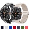 Плетеный ремешок-петля для Samsung Galaxy Watch 7 Ultra Ремешок 47 мм Аксессуары Магнитный нейлоновый браслет Correa Galaxy Watch Ultra Ремешок 47 мм