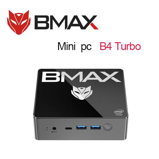 BMAX Мини-ПК B4 Turbo Процессор Intel 13-го поколения N150 3,6 ГГц, 4 ядра, 16 ГБ ОЗУ + 1 ТБ SSD, Windows 11, два порта HDMI Type-C, двухдиапазонный WiFi 5 и Bluetooth 5.0