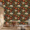 Ladybug Wallpaper Gold and Bottle Green for Living Room and Bedroom 50x1000