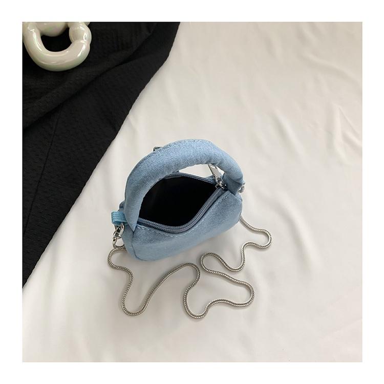 IELGY Женская простая джинсовая сумка, модная ручная сумка под мышками в нише в стиле ретро