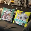 WIND Anime BREAKER Office Cushion Pillowcase Car Cushion Cover45X45CM Lumbar Pillowcase Sofa Pillowcover