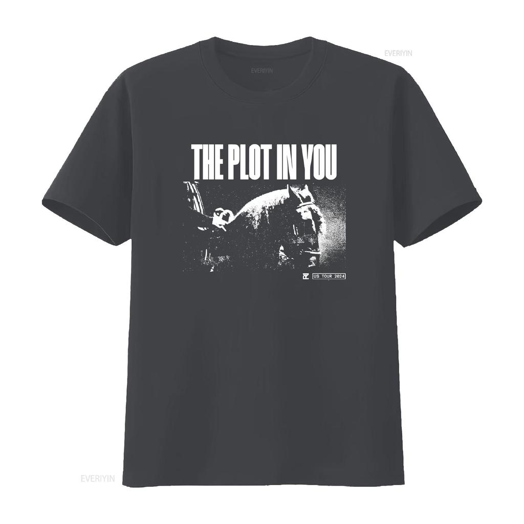 The Plot In You Fall 2024 Tour T Shirt Black S 5xl 1b0263 Vintage Washed Slightly Top For Everyday Wear Streetwear Casual Soft