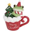 Daikai Copo Christmas Interior Frog Winter Limited Edition Christmas Cupcake and X X 622525 Figurine, Figurine, Object, Decor, Merchandise, Frog, W5.2