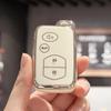 Car Key Case Cover, Key FOB Cover For Toyota Land Cruiser Prado Avensis IQ Corolla Prius Highlander Yaris Keyless Shell Fob Hold