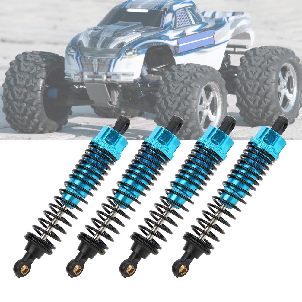 4PCS 110 RC Crawler 90mm3.5in Aperture Metal Shock Damper for TRX4 SCX10 D90 (BA19160)Blue